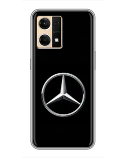 Чехол для OPPO Reno7 Pro 5G с картинкой «Mercedes классический лого»