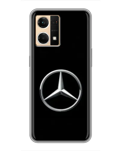 Чехол для OPPO Reno7 Pro 5G с картинкой «Mercedes классический лого»