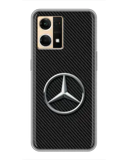 Чехол для OPPO Reno7 Pro 5G с картинкой «Карбоновый Mercedes стиль» Чехол для OPPO Reno7 Pro 5G с картинкой «Карбоновый Mercedes стиль»