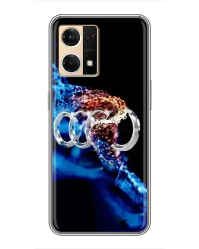 Чехол для OPPO Reno7 Pro 5G с картинкой «Энергия лого Audi»
