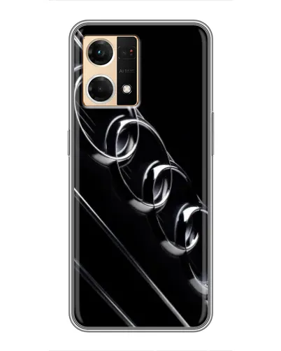 Чехол для OPPO Reno7 Pro 5G с картинкой «Audi — абстрактные кольца»