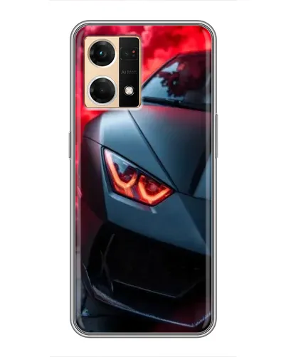Чехол для OPPO Reno7 Pro 5G с картинкой «Lamborghini красное сияние» Чехол для OPPO Reno7 Pro 5G с картинкой «Lamborghini красное сияние»