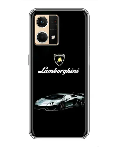 Чехол для OPPO Reno7 Pro 5G с картинкой «Логотип Lamborghini классика» Чехол для OPPO Reno7 Pro 5G с картинкой «Логотип Lamborghini классика»