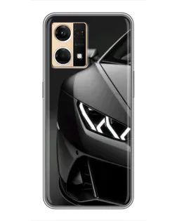 Чехол для OPPO Reno7 Pro 5G с картинкой «Lamborghini фары детализация» Чехол для OPPO Reno7 Pro 5G с картинкой «Lamborghini фары детализация»