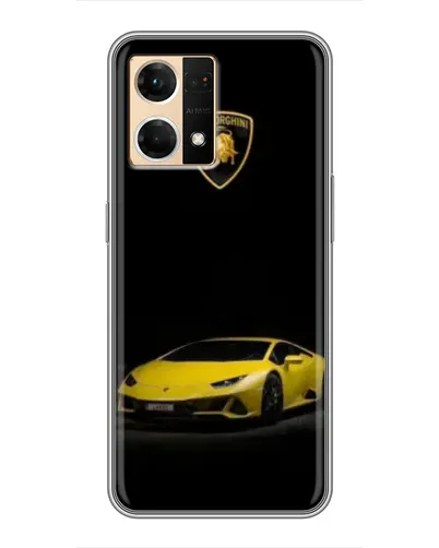 Чехол для OPPO Reno7 Pro 5G с картинкой «Lamborghini желтый акцент» Чехол для OPPO Reno7 Pro 5G с картинкой «Lamborghini желтый акцент»