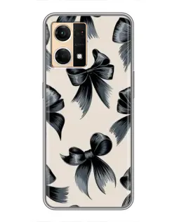 Чехол для OPPO Reno7 Pro 5G с картинкой «Банты Coquette»