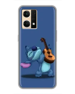 Чехол для OPPO Reno7 Pro 5G с картинкой «Стич с укулеле» Чехол для OPPO Reno7 Pro 5G с картинкой «Стич с укулеле»