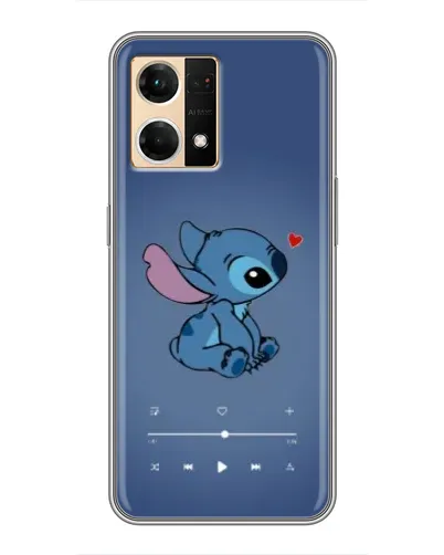 Чехол для OPPO Reno7 Pro 5G с картинкой «Музыкальный Stitch»