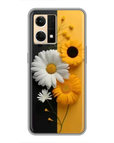Чехол для OPPO Reno7 Pro 5G с картинкой «Подсолнух и ромашка»