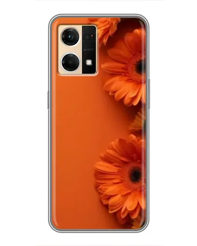 Чехол для OPPO Reno7 Pro 5G с картинкой «Оранжевые герберы»
