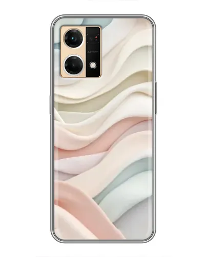 Чехол для OPPO Reno7 Pro 5G с картинкой «Пастельные нежные волны» Чехол для OPPO Reno7 Pro 5G с картинкой «Пастельные нежные волны»