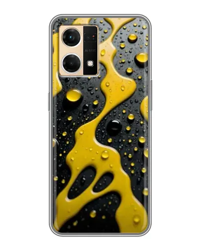 Чехол для OPPO Reno7 Pro 5G с картинкой «Жидкое желтое золото» Чехол для OPPO Reno7 Pro 5G с картинкой «Жидкое желтое золото»