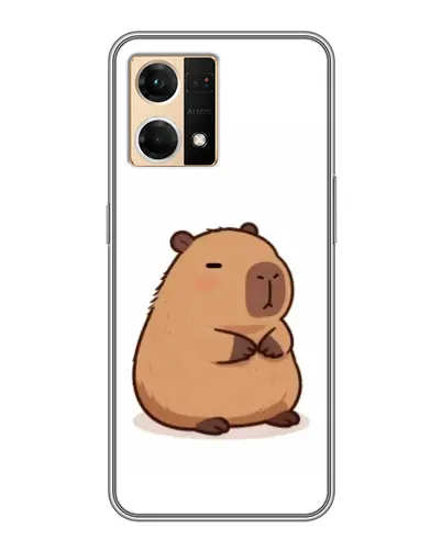 Чехол для OPPO Reno7 Pro 5G с картинкой «Толстенькая капибара»