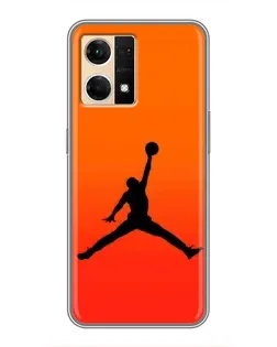Чехол для OPPO Reno7 4G с картинкой «Jordan Sunset» Чехол для OPPO Reno7 4G с картинкой «Jordan Sunset»