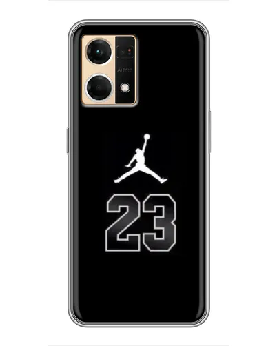 Чехол для OPPO Reno7 4G с картинкой «Jordan Flight 23»