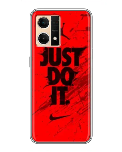 Чехол для OPPO Reno7 4G с картинкой «Nike Just Do It»