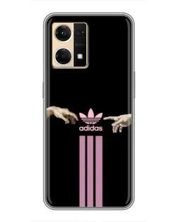 Чехол для OPPO Reno7 4G с картинкой «Adidas Hands»