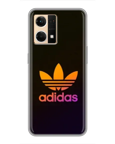 Чехол для OPPO Reno7 4G с картинкой «Градиент Adidas»