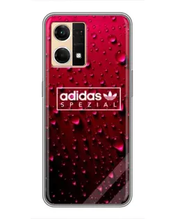 Чехол для OPPO Reno7 4G с картинкой «Adidas Gold Marble»