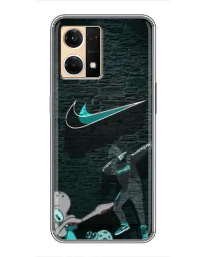 Чехол для OPPO Reno7 4G с картинкой «Спортивный арт Nike» Чехол для OPPO Reno7 4G с картинкой «Спортивный арт Nike»