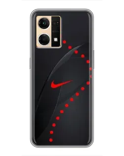Чехол для OPPO Reno7 4G с картинкой «Абстрактный дизайн Nike» Чехол для OPPO Reno7 4G с картинкой «Абстрактный дизайн Nike»