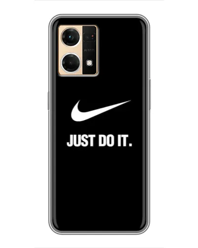 Чехол для OPPO Reno7 4G с картинкой «Классический принт Nike» Чехол для OPPO Reno7 4G с картинкой «Классический принт Nike»