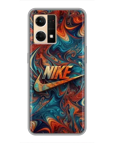 Чехол для OPPO Reno7 4G с картинкой «Nike в абстракции» Чехол для OPPO Reno7 4G с картинкой «Nike в абстракции»