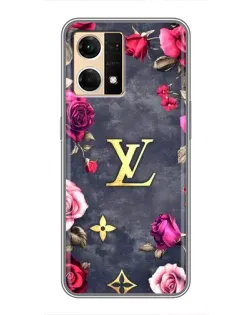 Чехол для OPPO Reno7 4G с картинкой «Цветочный Louis Vuitton» Чехол для OPPO Reno7 4G с картинкой «Цветочный Louis Vuitton»