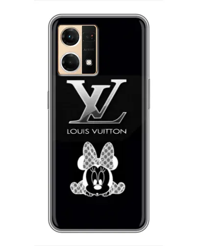 Чехол для OPPO Reno7 4G с картинкой «LV и Минни Маус» Чехол для OPPO Reno7 4G с картинкой «LV и Минни Маус»