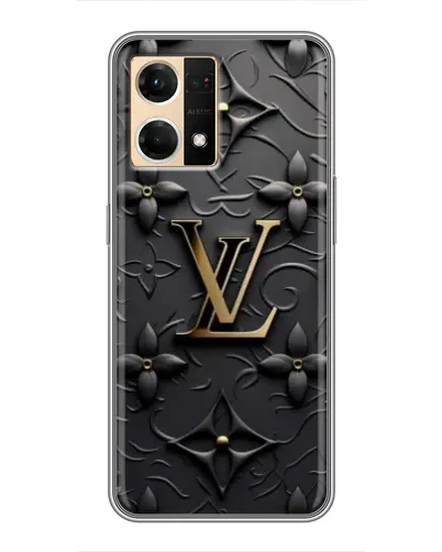 Чехол для OPPO Reno7 4G с картинкой «Кожаная текстура LV» Чехол для OPPO Reno7 4G с картинкой «Кожаная текстура LV»