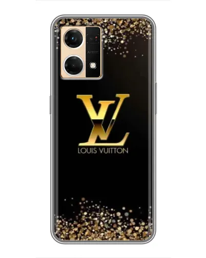 Чехол для OPPO Reno7 4G с картинкой «LV — золотые искры» Чехол для OPPO Reno7 4G с картинкой «LV — золотые искры»