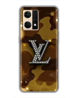Чехол для OPPO Reno7 4G с картинкой «Камуфляжный Louis Vuitton» Чехол для OPPO Reno7 4G с картинкой «Камуфляжный Louis Vuitton»