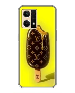 Чехол для OPPO Reno7 4G с картинкой «Мороженое от LV» Чехол для OPPO Reno7 4G с картинкой «Мороженое от LV»