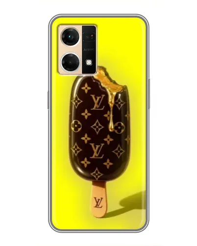 Чехол для OPPO Reno7 4G с картинкой «Мороженое от LV» Чехол для OPPO Reno7 4G с картинкой «Мороженое от LV»
