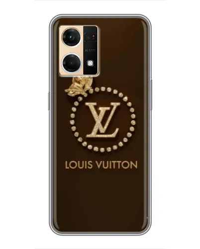 Чехол для OPPO Reno7 4G с картинкой «LV — золотая печать» Чехол для OPPO Reno7 4G с картинкой «LV — золотая печать»