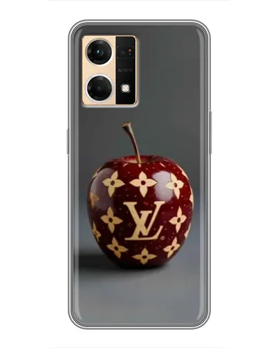 Чехол для OPPO Reno7 4G с картинкой «Красное яблоко LV» Чехол для OPPO Reno7 4G с картинкой «Красное яблоко LV»