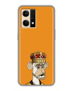Чехол для OPPO Reno7 4G с картинкой «Золотая обезьяна Bored Ape» Чехол для OPPO Reno7 4G с картинкой «Золотая обезьяна Bored Ape»