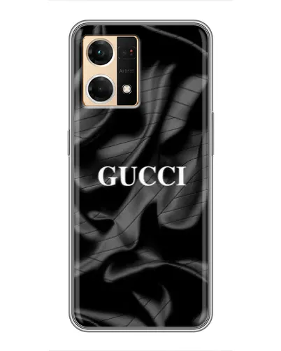 Чехол для OPPO Reno7 4G с картинкой «Gucci — шелковые волны» Чехол для OPPO Reno7 4G с картинкой «Gucci — шелковые волны»