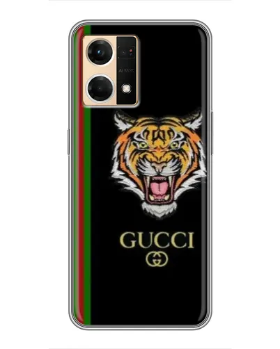Чехол для OPPO Reno7 4G с картинкой «Тигр Gucci» Чехол для OPPO Reno7 4G с картинкой «Тигр Gucci»