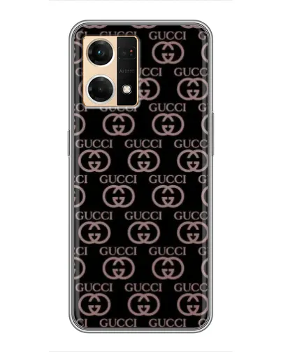 Чехол для OPPO Reno7 4G с картинкой «Классическая монограмма Gucci» Чехол для OPPO Reno7 4G с картинкой «Классическая монограмма Gucci»