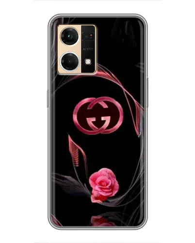 Чехол для OPPO Reno7 4G с картинкой «Gucci — неоновая роза» Чехол для OPPO Reno7 4G с картинкой «Gucci — неоновая роза»