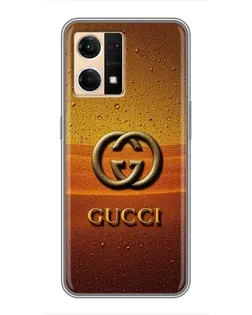 Чехол для OPPO Reno7 4G с картинкой «Gucci — солнечный градиент»