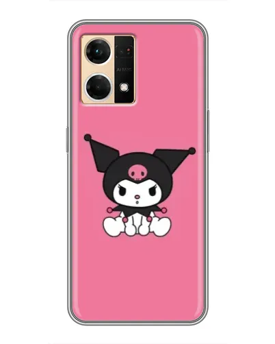 Чехол для OPPO Reno7 4G с картинкой «Хмурая Kuromi»