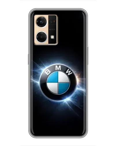 Чохол для OPPO Reno7 4G з картинкою «BMW — неонове сяйво» Чохол для OPPO Reno7 4G з картинкою «BMW — неонове сяйво»
