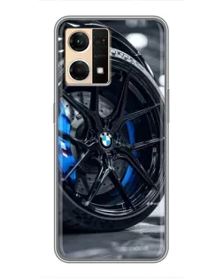 Чохол для OPPO Reno7 4G з картинкою «Колесо BMW зблизька» Чохол для OPPO Reno7 4G з картинкою «Колесо BMW зблизька»