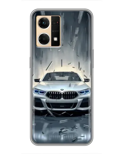 Чохол для OPPO Reno7 4G з картинкою «BMW у світлі фар» Чохол для OPPO Reno7 4G з картинкою «BMW у світлі фар»