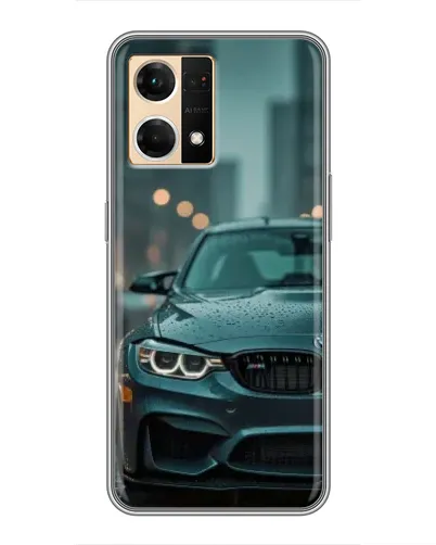 Чохол для OPPO Reno7 4G з картинкою «BMW у вогнях міста» Чохол для OPPO Reno7 4G з картинкою «BMW у вогнях міста»