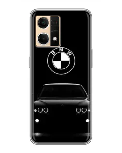 Чохол для OPPO Reno7 4G з картинкою «BMW — погляд з темряви» Чохол для OPPO Reno7 4G з картинкою «BMW — погляд з темряви»