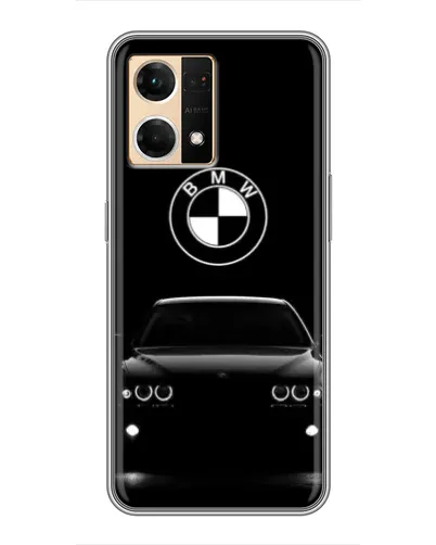 Чохол для OPPO Reno7 4G з картинкою «BMW — погляд з темряви» Чохол для OPPO Reno7 4G з картинкою «BMW — погляд з темряви»