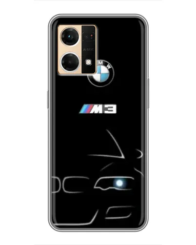 Чохол для OPPO Reno7 4G з картинкою «Мінімалістичний принт BMW M3» Чохол для OPPO Reno7 4G з картинкою «Мінімалістичний принт BMW M3»